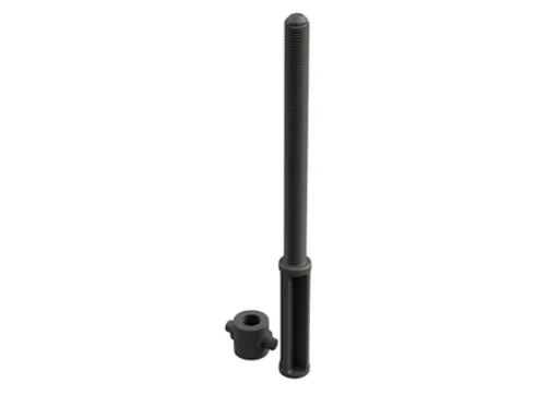 Poussoir réglable pour bouton WC